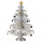 Preview: DécoTree silber / weiß - Weihnachtsbaum Winterdeko